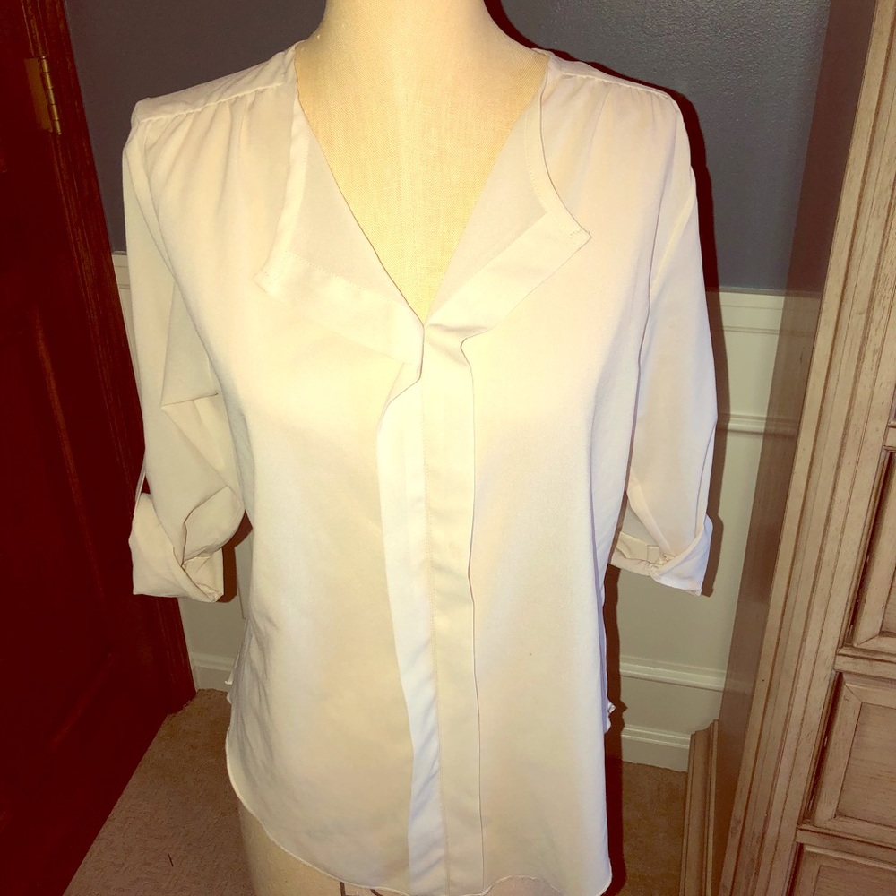 Cream Blouse